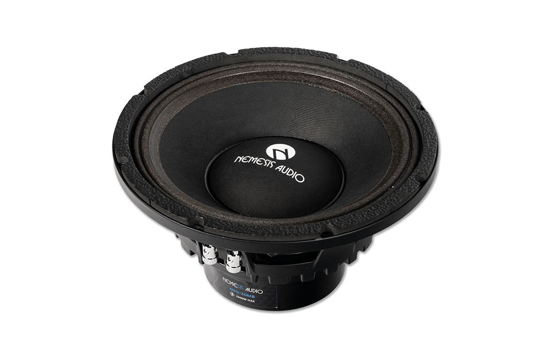 Nemesis Audio -  NEO-10MB - 10″ midbass speaker, 750W RMS. neodymium motor. Lightweight, high-efficiency design with extended range.
