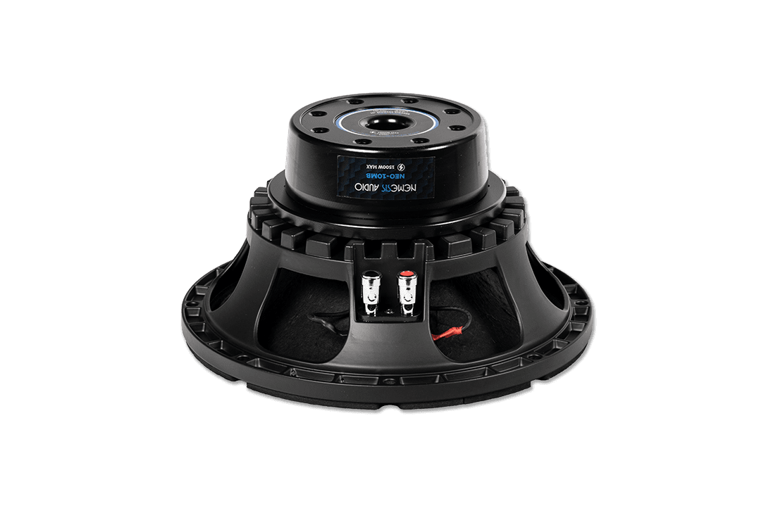 Nemesis Audio -  NEO-10MB - 10″ midbass speaker, 750W RMS. neodymium motor. Lightweight, high-efficiency design with extended range.