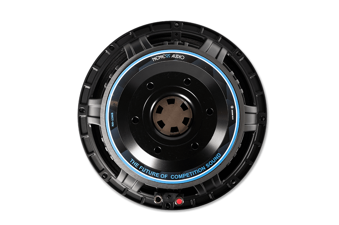 Nemesis Audio - NA-12MB 12″ midbass speaker, 800W RMS / 1600W peak, 3.5″ coil. Delivers thunderous low-mid performance.