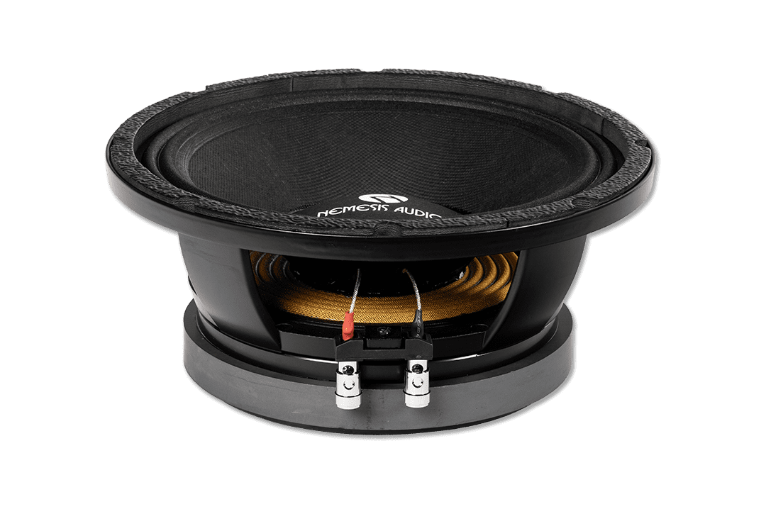 Nemesis Audio - NA-10MR 10″ midrange speaker engineered for clean mids and efficient projection in car audio systems. NA-10MR quantity