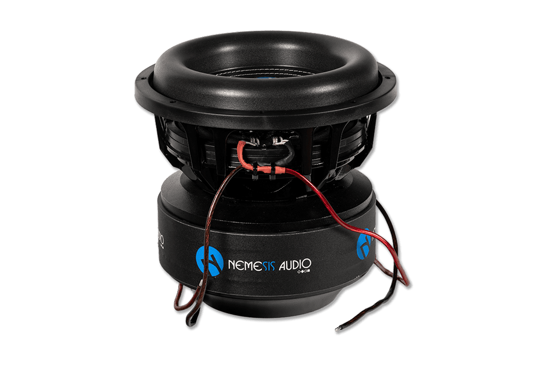 Nemesis Audio -  TEAM-12 V.2 - 12″ High Performance Subwoofer, 4500W RMS. Carbon fiber cone, 4.5″ voice coil, and massive 654 oz magnet.