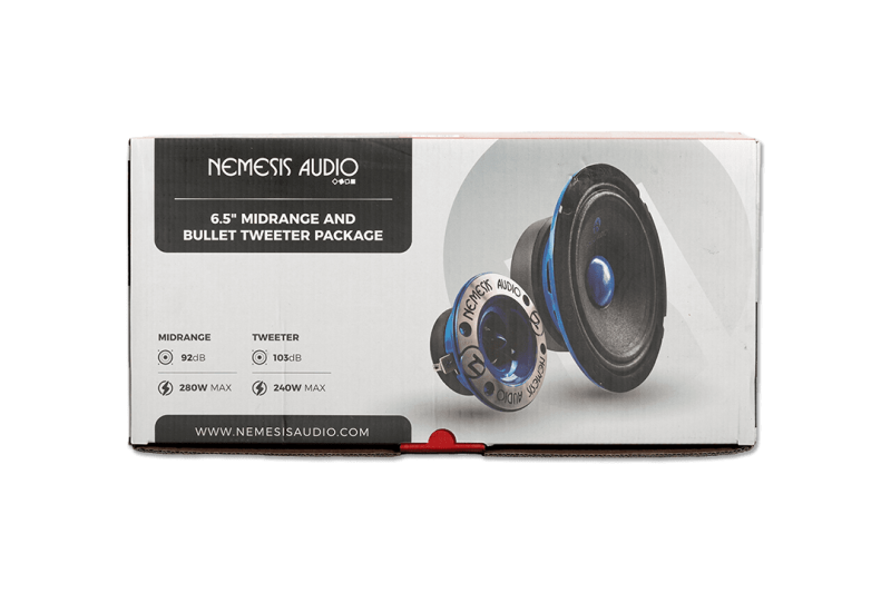 Nemesis Audio - NA-6.5MRPK 6.5″ High-Output Midrange and Bullet Tweeter Package