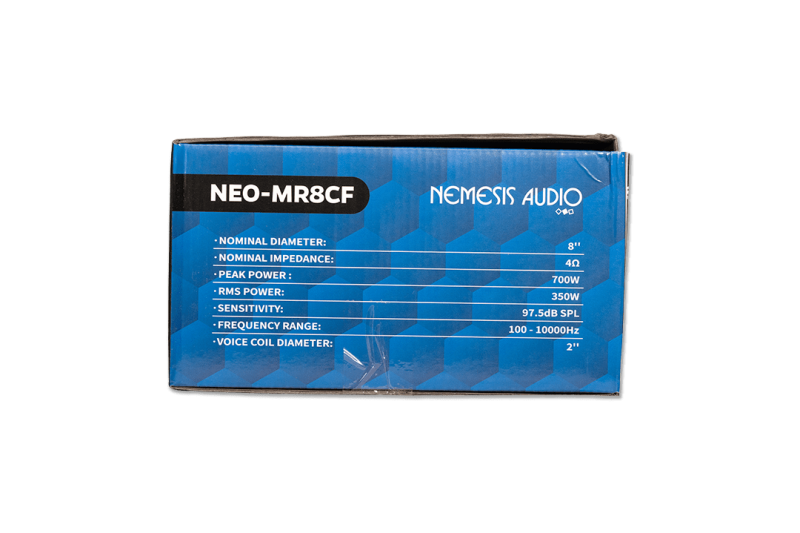 Nemesis Audio  - NEO-MR8CF 8″ Water Resistant Neodymium Midrange Speaker – 700W Max