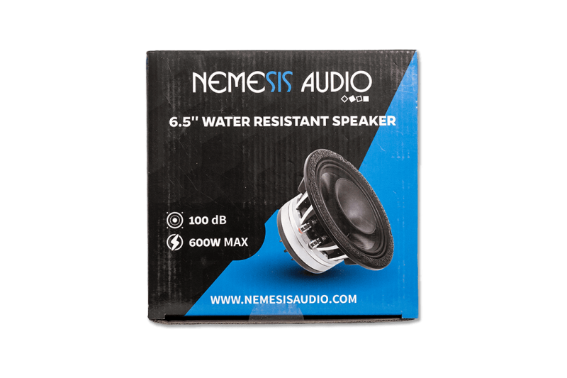 Nemesis Audio - NEO-CX65CF 6.5″ Water Resistant Neodymium Coaxial Midrange Speaker – 600W Max