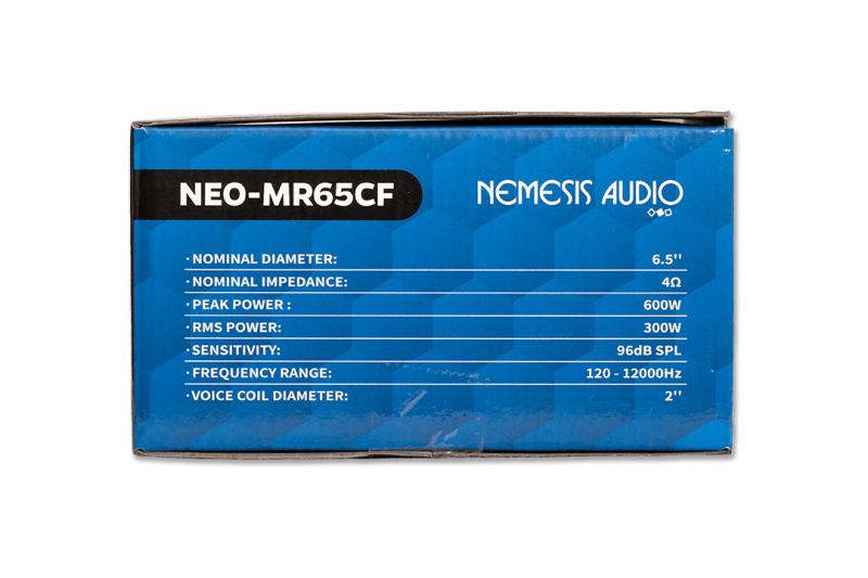 Nemesis Audio  - NEO-MR65CF 6.5″ Water Resistant Neodymium Midrange Speaker – 600W Max