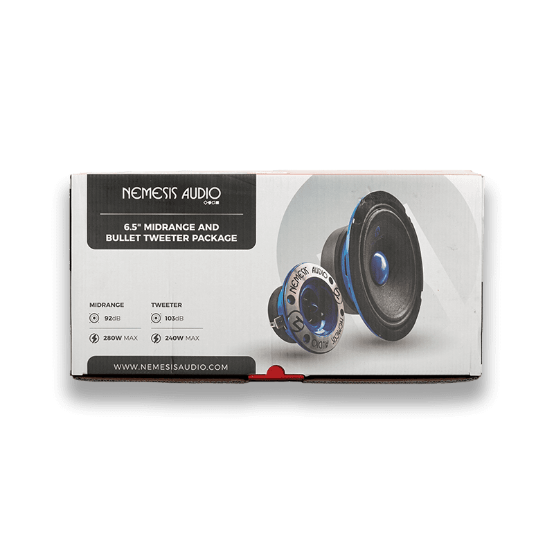 Nemesis Audio NA-6.5MRPK 6.5″ High-Output Midrange and Bullet Tweeter Package