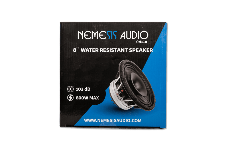Nemesis Audio  - NEO-CX8CF 8″ Water Resistant Neodymium Coaxial Midrange Speaker – 800W Max