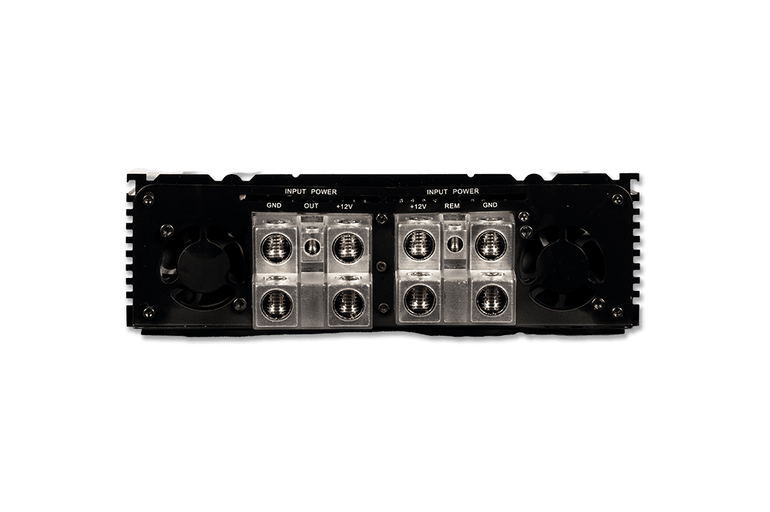 Nemesis Audio - NA-FR30000D 1-channel full-range Class D amplifier, 30,000W RMS @1-Ohm. Smart cooling and high output.