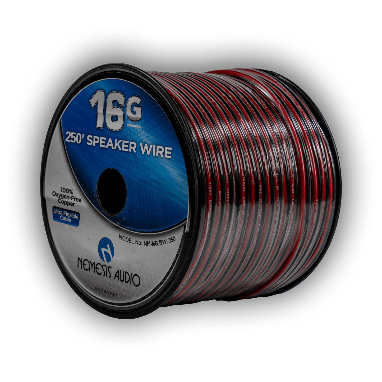 Nemesis Audio | NM-16G/SW/250 | 16 Gauge | Speaker Wire 250′
