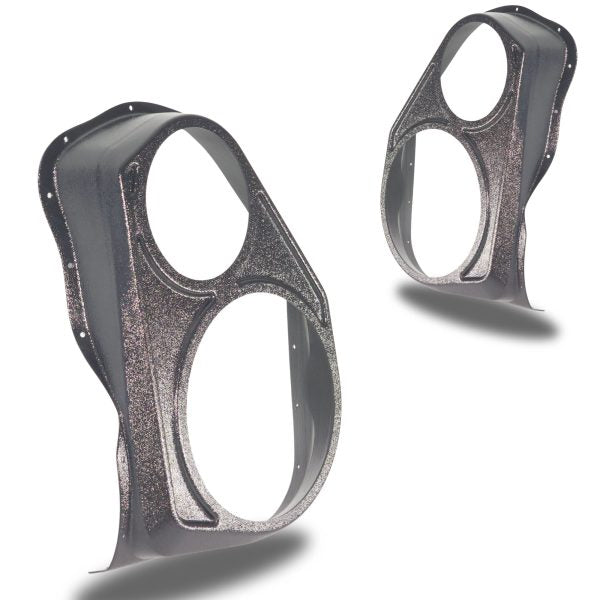 Custom Speaker Pods - 10″ + 6.5″ Front Door Speaker Pods for the 2007-2009 Chevrolet Avalanche, Tahoe, Suburban, Silverado, GMC Yukon, Sierra, and Cadillac Escalade *UPPER HANDLE*