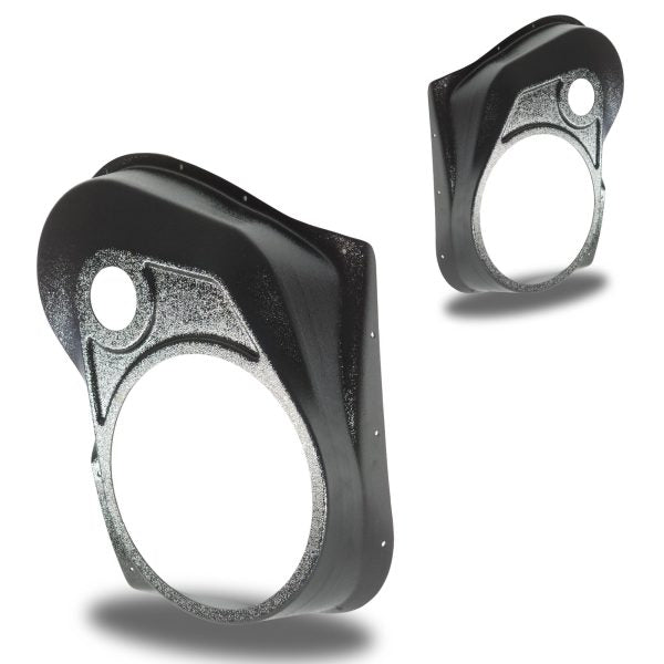 Custom Speaker Pods - 10″ + 3.5″ Front Door Speaker Pods for the 2010-2013 Chevrolet Silverado, GMC Sierra, 2010-2014 Chevrolet Avalanche, Tahoe, Suburban, GMC Yukon & Cadillac Escalade *UPPER HANDLE*