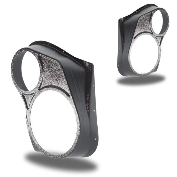Custom Speaker Pods -   10″ + 6.5″ Front Door Speaker Pods for the 2010-2013 Chevrolet Silverado, GMC Sierra, 2010-2014 Chevrolet Avalanche, Tahoe, Suburban, GMC Yukon & Cadillac Escalade *UPPER HANDLE*