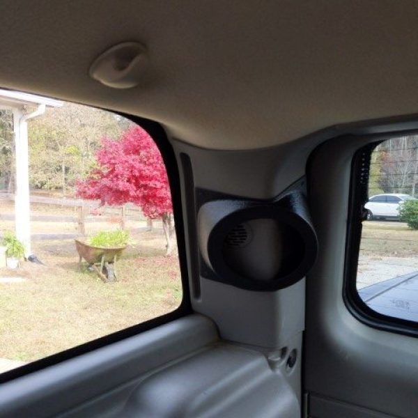 Custom Speaker Pods - 6.5″ D-Pillar Speaker Pods Speaker Pods for the 2000-2006 Chevrolet Avalanche, Tahoe, Suburban, GMC Yukon, & Cadillac Escalade