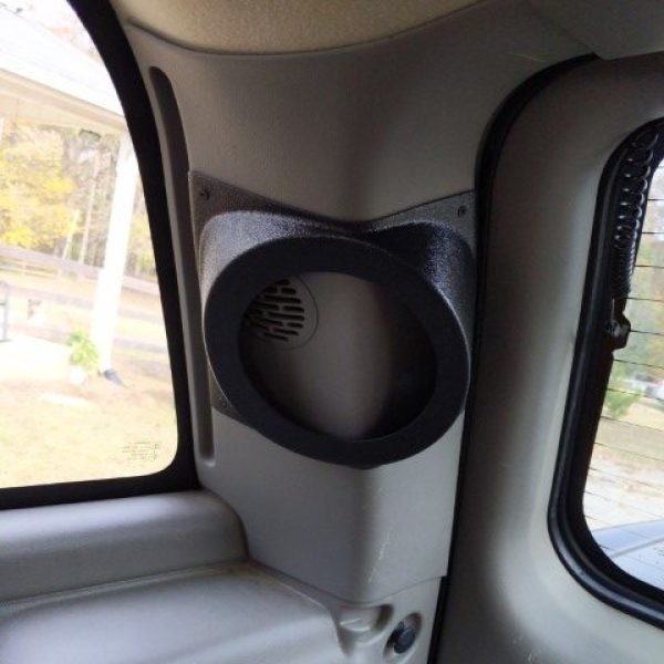 Custom Speaker Pods - 6.5″ D-Pillar Speaker Pods Speaker Pods for the 2000-2006 Chevrolet Avalanche, Tahoe, Suburban, GMC Yukon, & Cadillac Escalade