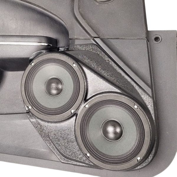 Pasgemaakte Luidsprekerpeule - Dubbele 6.5″ Luidsprekerpeule vir die Voordeur van 'n 11-23 Dodge Charger-Chrysler 300C 