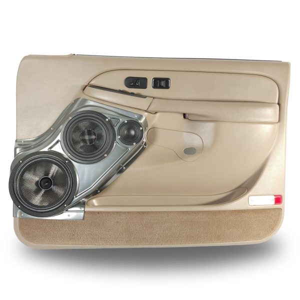 Custom Speaker Pods - 8″ + 6.5″ + 3.5″ Front Door Speaker Pods for the 2000-2006 Chevrolet Avalanche, Tahoe, Suburban, Silverado, GMC Yukon, Sierra & Cadillac Escalade
