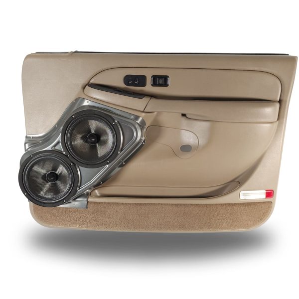 Custom Speaker Pods - Dual 8″ Front Door Speaker Pods for the 2000-2006 Chevrolet Avalanche, Tahoe, Suburban, Silverado, GMC Yukon, Sierra & Cadillac Escalade