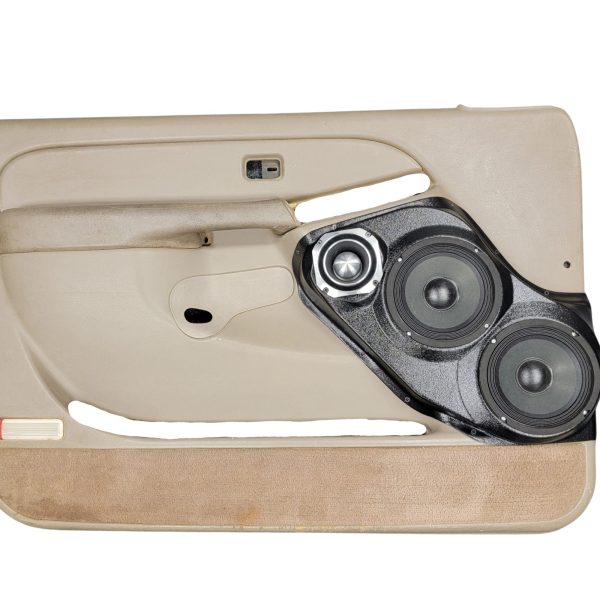 Custom Speaker Pods - Dual 6.5″ + 4″ Front Door Speaker Pods for the 2000-2006 Chevrolet Avalanche, Tahoe, Suburban, Silverado, GMC Yukon, Sierra & Cadillac Escalade