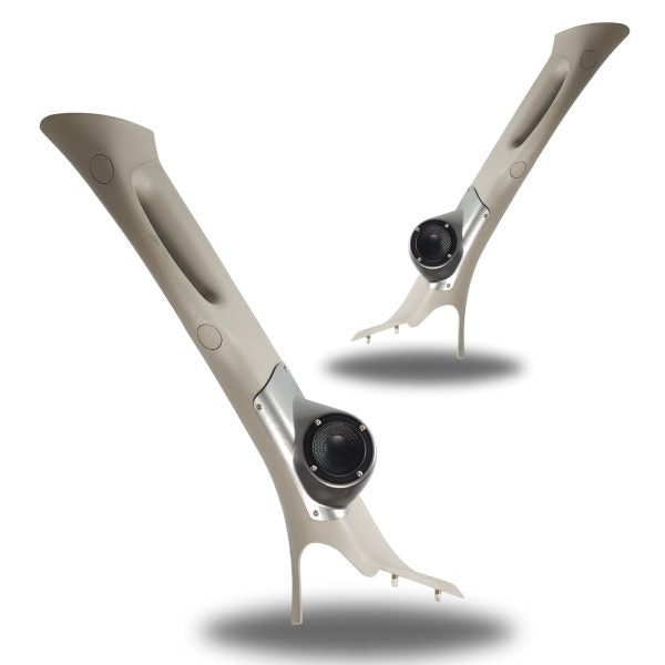 Custom Speaker Pods - 3.5″ Speaker Pods for the A-Pillar of a 02-08 Dodge Ram-Dodge Ram