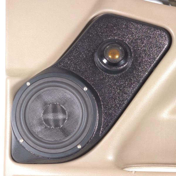 Custom Speaker Pods - Flangeless 6.5″ + 2″ Tweeter Front Door Speaker Pods for the 2000-2006 Chevrolet Avalanche, Tahoe, Suburban, Silverado, GMC Yukon, Sierra & Cadillac Escalade