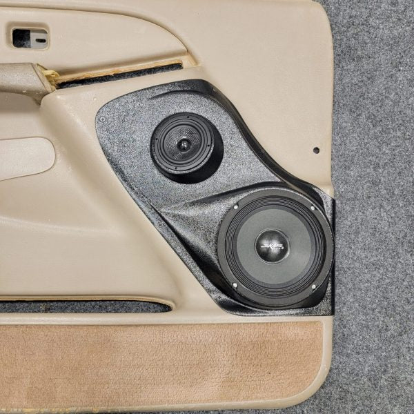 Custom Speaker Pods -6.5″ + 3.5″ Front Door Speaker Pods for the 2000-2006 Chevrolet Avalanche, Tahoe, Suburban, Silverado, GMC Yukon, Sierra & Cadillac Escalade