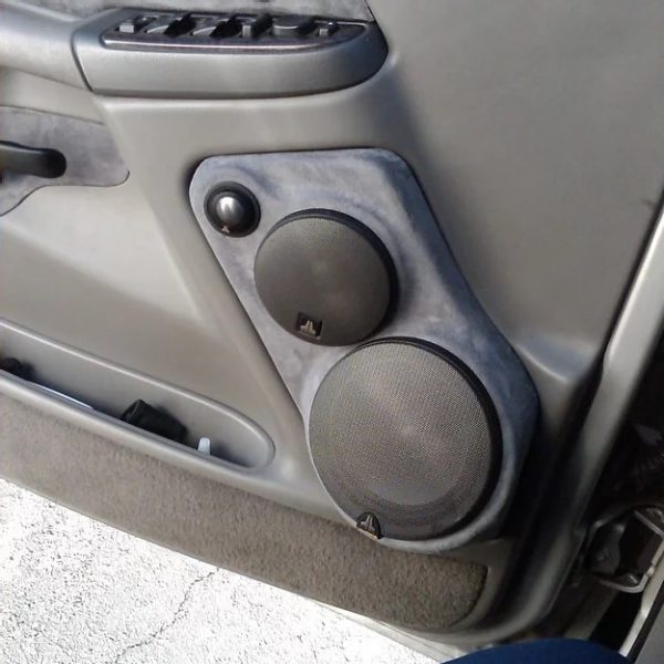 Custom Speaker Pods - Flangeless 6.5″ and 4″ + Tweeter Front Door Speaker Pods for the 2000-2006 Chevrolet Avalanche, Tahoe, Suburban, Silverado, GMC Yukon, Sierra & Cadillac Escalade