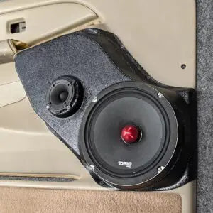 Custom Speaker Pods - 8″ + Tweeter Front Door Speaker Pods for the 2000-2006 Chevrolet Avalanche, Tahoe, Suburban, Silverado, GMC Yukon, Sierra & Cadillac Escalade