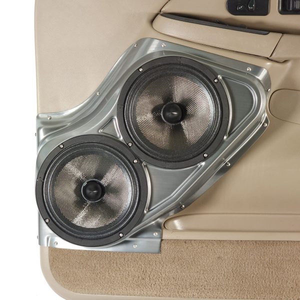 Custom Speaker Pods - Dual 8″ Front Door Speaker Pods for the 2000-2006 Chevrolet Avalanche, Tahoe, Suburban, Silverado, GMC Yukon, Sierra & Cadillac Escalade