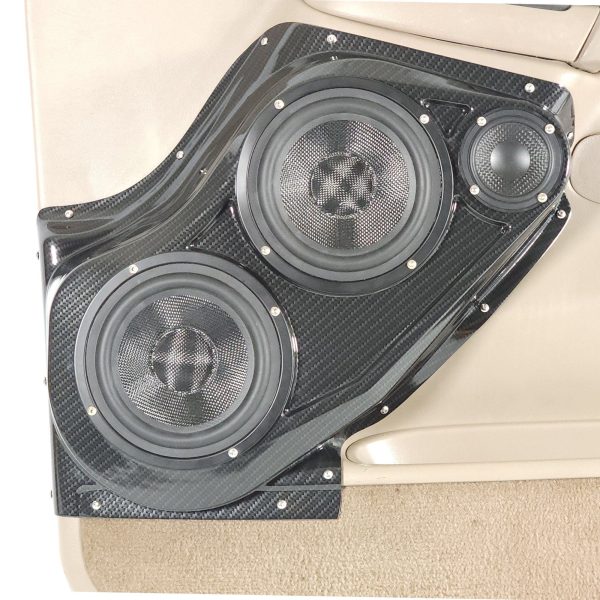 Custom Speaker Pods - Dual 6.5″ + 3.5″ Front Door Speaker Pods for the 2000-2006 Chevrolet Avalanche, Tahoe, Suburban, Silverado, GMC Yukon, Sierra & Cadillac Escalade