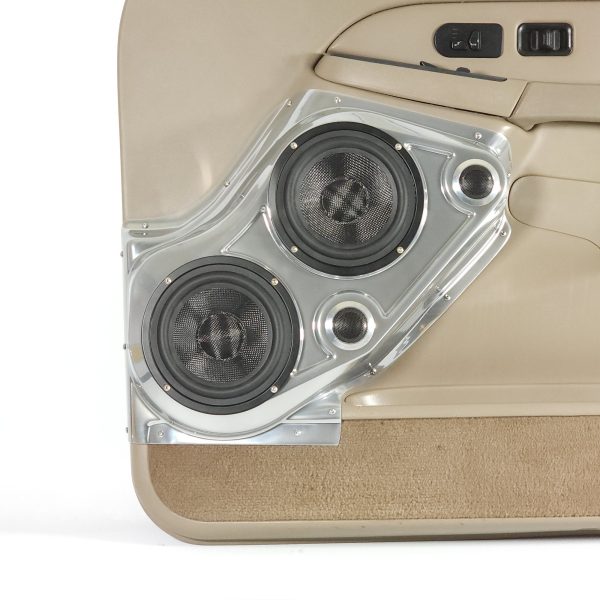 Custom Speaker Pods - Dual 6.5″ + Dual Tweeter Front Door Speaker Pods for the 2000-2006 Chevrolet Avalanche, Tahoe, Suburban, Silverado, GMC Yukon, Sierra & Cadillac Escalade