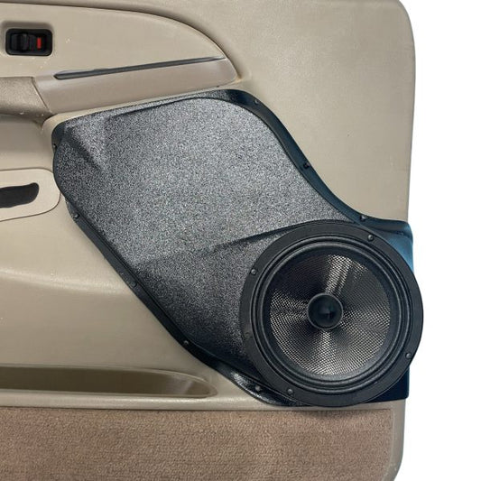 Custom Speaker Pods - 8″ Front Door Speaker Pods for the 2000-2006 Chevrolet Avalanche, Tahoe, Suburban, Silverado, GMC Yukon, Sierra & Cadillac Escalade