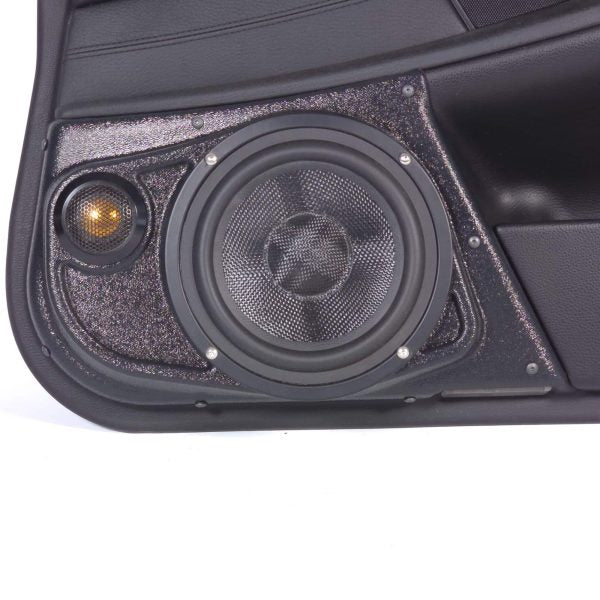 Pasgemaakte Luidsprekerpeule - 6.5″ + 2″ Onderste Voordeur Luidsprekerpeule vir die 2004-2007 BMW 5-reeks