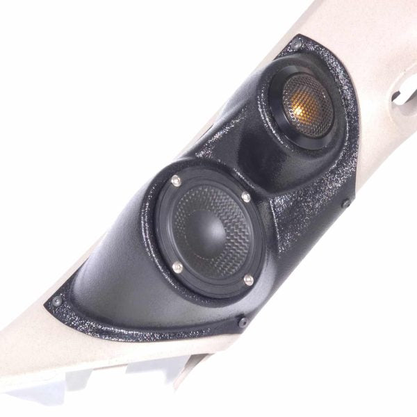 Pasgemaakte Luidsprekerpeule - 3.5″ + Tweeter A-pilaar Luidsprekerpeule vir die 2007-2013 Chevrolet Silverado, GMC Sierra, 2007-2014 Chevrolet Avalanche, Tahoe, Suburban, Yukon, 2007-2014 Cadillac Escalade