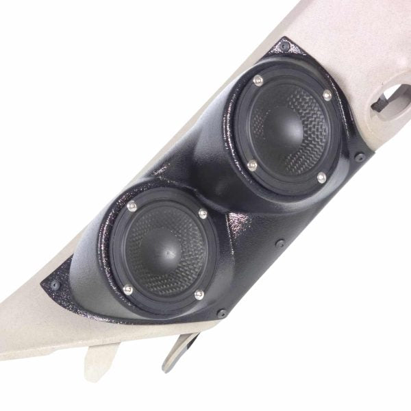 Custom Speaker Pods - Dual 3.5″ A-Pillar Speaker Pods for 2007-2013 Chevrolet Silverado, GMC Sierra, 2007-2014 Chevrolet Avalanche, Tahoe, Suburban, GMC Yukon & Cadillac Escalade