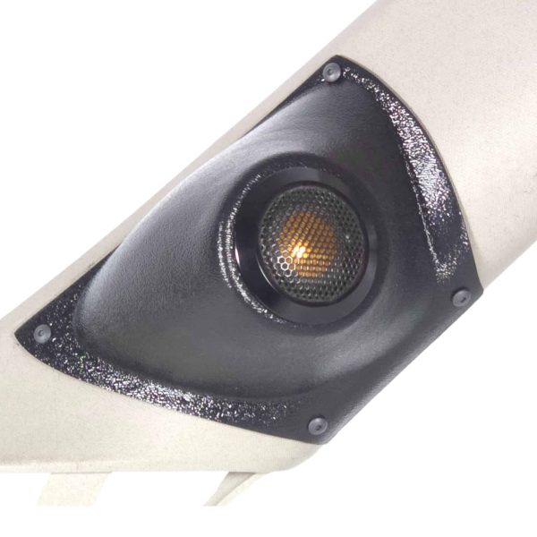 Custom Speaker Pods - 2″ Tweeter A-Pillar Speaker Pods for 2007-2013 Chevrolet Silverado, GMC Sierra, 2007-2014 Chevrolet Avalanche, Tahoe, Suburban, GMC Yukon & Cadillac Escalade