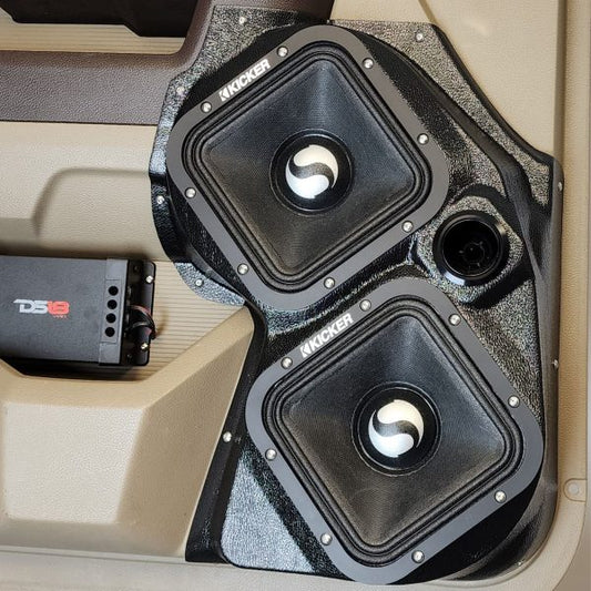 Custom Speaker Pods - Dual 7″ and Tweeter Speaker Pods for the Front Door of a 09-18 Dodge Ram-Dodge Ram
