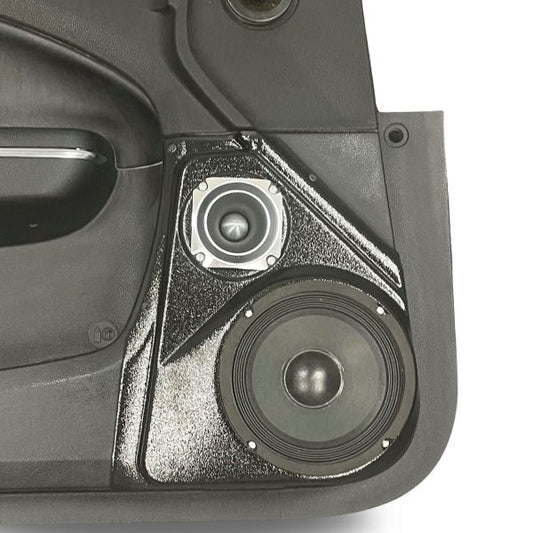 Pasgemaakte Luidsprekerpeule - 6.5″ en 3.5″ Luidsprekerpeule vir die Voordeur van 'n 11-23 Dodge Charger-Chrysler 300C 