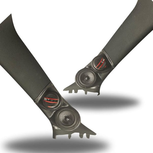 Pasgemaakte Luidsprekerpeule - 3.5″ en Tweeter A-pilaar Luidsprekerpeule vir die 2011-2023 Dodge Charger &amp; Chrysler 300