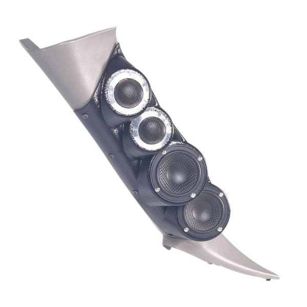 Custom Speaker Pods - Dual 3.5″ + Dual 2″ Large A-Pillar Speaker Pods for the for the 2000-2006 Chevrolet Avalanche, Tahoe, Suburban, Silverado, GMC Yukon, Sierra & Cadillac Escalade
