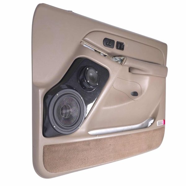Custom Speaker Pods - Flangeless 6.5″ + 3.5″ Front Door Speaker Pods for the 2000-2006 Chevrolet Avalanche, Tahoe, Suburban, Silverado, GMC Yukon, Sierra & Cadillac Escalade