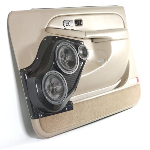 Custom Speaker Pods - Dual 6.5″ + 3.5″ Front Door Speaker Pods for the 2000-2006 Chevrolet Avalanche, Tahoe, Suburban, Silverado, GMC Yukon, Sierra & Cadillac Escalade