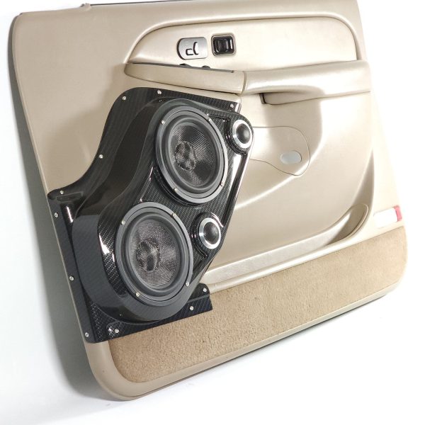 Custom Speaker Pods - Dual 6.5″ + Dual Tweeter Front Door Speaker Pods for the 2000-2006 Chevrolet Avalanche, Tahoe, Suburban, Silverado, GMC Yukon, Sierra & Cadillac Escalade
