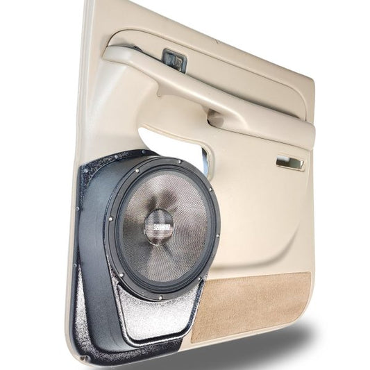 Custom Speaker Pods - 10″ Rear Door Speaker Pods for 2000-2006 Chevrolet Avalanche, Silverado, Tahoe, Suburban & GMC Yukon, Sierra & Cadillac Escalade