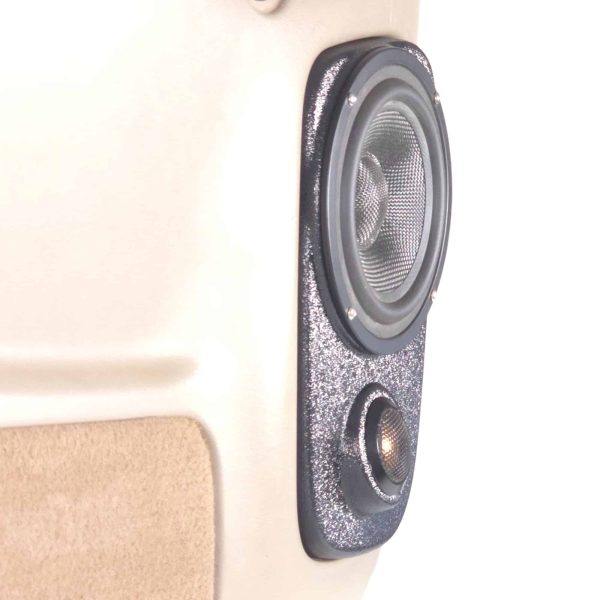 Custom Speaker Pods - Flangeless 6.5 + Tweeter Rear Door Speaker Pods for 2000-2006 Chevrolet Avalanche, Silverado, Tahoe, Suburban & GMC Yukon, Sierra & Cadillac Escalade