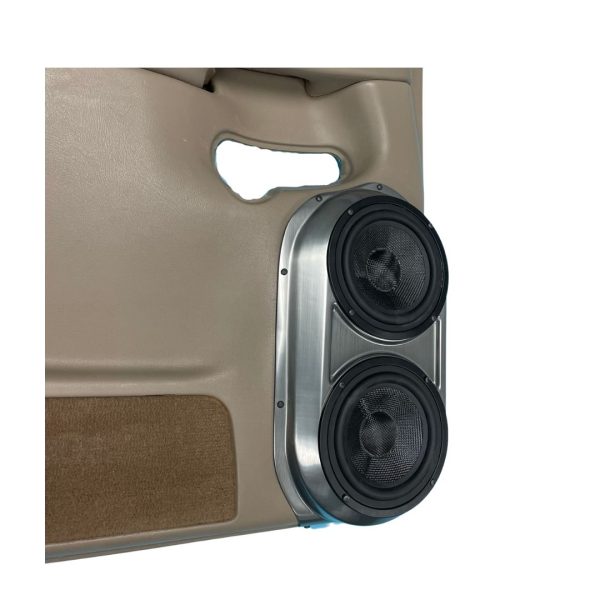 Custom Speaker Pods - Dual 6.5″ Rear Door Speaker Pods for 2000-2006 Chevrolet Avalanche, Silverado, Tahoe, Suburban & GMC Yukon, Sierra & Cadillac Escalade