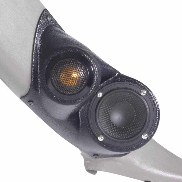 Custom Speaker Pods - 3.5″ + Tweeter A-Pillar Speaker Pods for the 2000-2006 Chevrolet Avalanche, Tahoe, Suburban, Silverado, GMC Yukon, Sierra & Cadillac Escalade