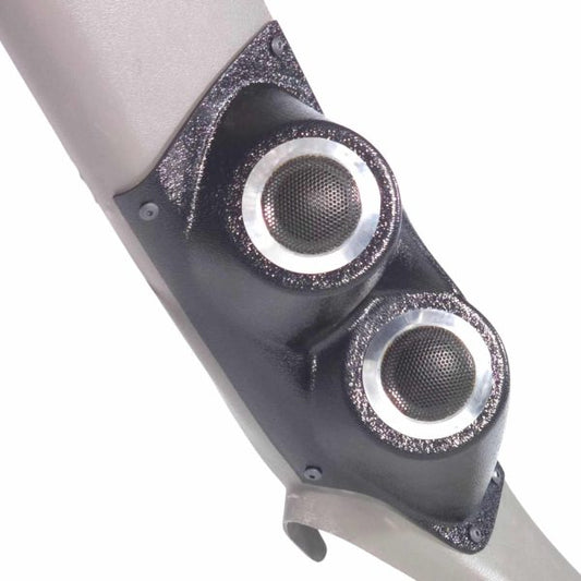 Custom Speaker Pods - Dual 2″ Lower A-Pillar Speaker Pods for the 2000-2006 Chevrolet Avalanche, Tahoe, Suburban, Silverado, GMC Yukon, Sierra & Cadillac Escalade