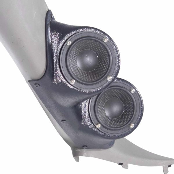 Custom Speaker Pods - Dual 3.5″ A-Pillar Speaker Pods for the 2000-2006 Chevrolet Avalanche, Tahoe, Suburban, Silverado, GMC Yukon, Sierra & Cadillac Escalade