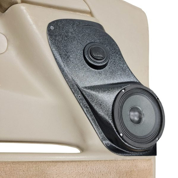 Pasgemaakte Luidsprekerpeule - 6.5″ + Tweeter Voordeurluidsprekerpeule vir die 2000-2006 Chevrolet Avalanche, Tahoe, Suburban, Silverado, GMC Yukon, Sierra &amp; Cadillac Escalade 