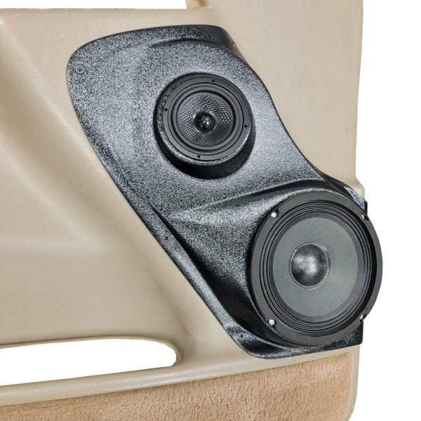Custom Speaker Pods -6.5″ + 3.5″ Front Door Speaker Pods for the 2000-2006 Chevrolet Avalanche, Tahoe, Suburban, Silverado, GMC Yukon, Sierra & Cadillac Escalade